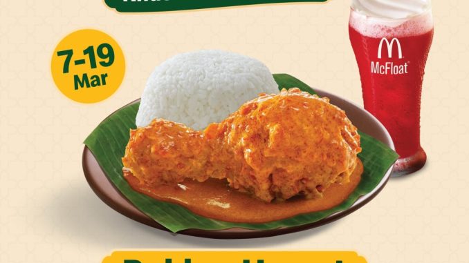 Promo McDonalds Paket Bukber Ayam Gulai mulai Rp. 32.727 dengan pilihan paket bukber untuk sendiri hingga keluarga