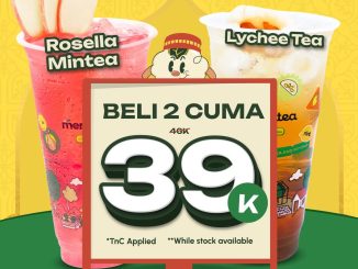 Promo Menantea Bukber Beli 2 Minuman Rp. 39.000 Rosella Mintea dan Lychee Tea