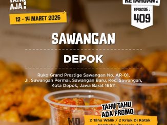 Promo Mo Tahu Aja Opening Sawangan Depok 2 Box Rp. 25.000 paket tahu kriuk dan tahu walik di Sawangan Depok