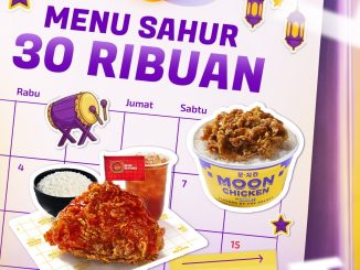 Promo Moon Chicken Menu Sahur mulai Rp. 35 ribuan dengan paket ayam dan B1G1 Pop Bowl