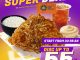 Promo Moon Chicken GrabFood Super Deals Diskon 55% untuk paket fried chicken lengkap via GrabFood