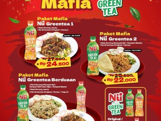 Promo Nasgor Mafia x NU Greentea Paket Mafia mulai Rp. 22.000 kombinasi nasi goreng dan minuman segar