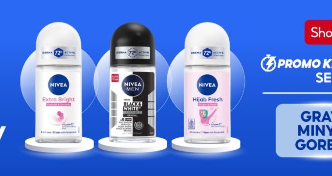 Promo Nivea Brand Day deodorant serba Rp. 20.000 + minyak goreng gratis
