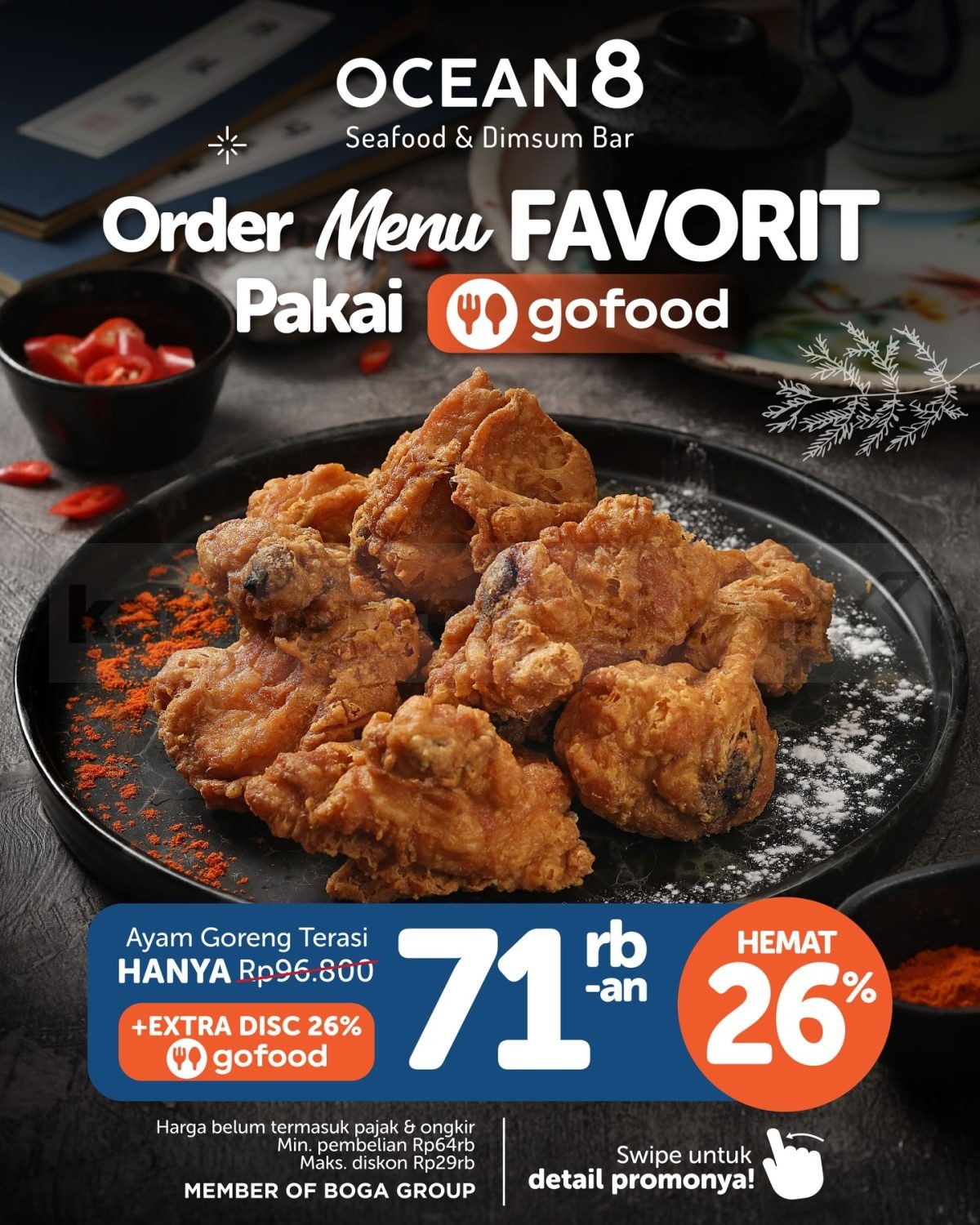 Promo Ocean 8 Delivery Pasti CUAN Diskon hingga 40% Promo Ocean 8 Delivery Pasti CUAN Diskon hingga 40% 2