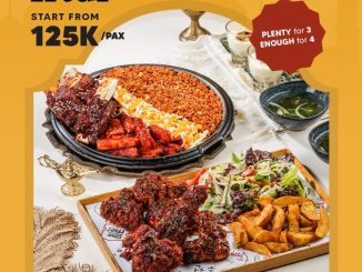 Promo OJJU Sizzling Iftar mulai Rp. 125.000 per pax paket sharing Ramadan Beef Ribs Mozzarella dan Corn Tea refill