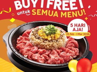 Promo Pepper Lunch BNI Buy 1 Get 1 Free semua menu QRIS wondr BNI 25 Februari - 1 Maret 2026