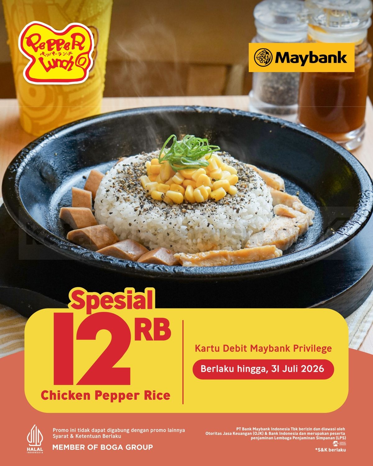 Promo Pepper Lunch Diskon Bank hingga 50% Promo Pepper Lunch Diskon Bank hingga 50% 10