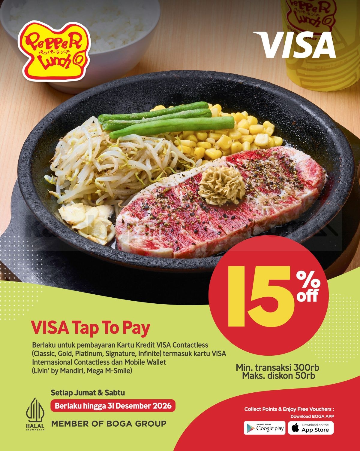 Promo Pepper Lunch Diskon Bank hingga 50% Promo Pepper Lunch Diskon Bank hingga 50% 14