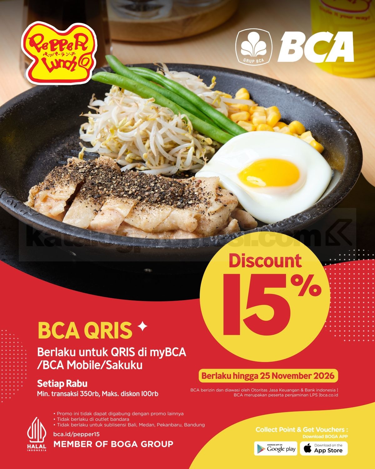 Promo Pepper Lunch Diskon Bank hingga 50% Promo Pepper Lunch Diskon Bank hingga 50% 5