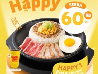 Promo Pepper Lunch Senin Happy Menu Rp. 60.000 termasuk Ice Lemon Tea dine in