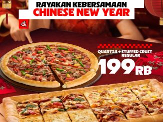 Promo Pizza Hut Imlek QU4RTZA + Stuffed Crust Rp 199 ribu paket pizza spesial