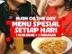 Promo Pizza Hut Main Of The Day Rp. 75.000 menu pasta rice dan Frestea
