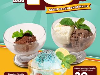 Promo Platinum Resto & Cafe Add On Dessert mulai Rp. 10.000 dengan pilihan ice cream dan dessert