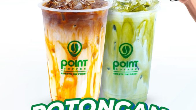 Promo Point Coffee HUT BCA 69 Diskon Rp. 6.900 periode 21 – 22 Februari 2026 pembelian 2 minuman iced QRIS myBCA