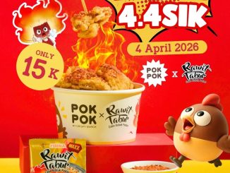 Promo PokPok 4.4 POKPOK x Rawit Tabur Rp. 15.000 tanggal 4 April 2026 di outlet Surabaya Malang Gresik