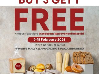 Promo Provence beli 3 gratis 1 roti favorit periode 9 – 15 Februari 2026