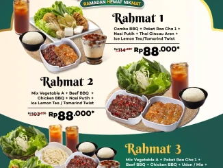 Promo Raa Cha Paket Rahmat mulai Rp. 88 ribu paket bukber Thai Cincau Aren