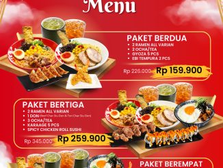 Promo Ramen Seiya Ramadan Raya Menu mulai Rp. 159.900 paket bukber periode 23 Februari – 31 Maret 2026.