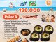 Promo Ramen1 Paket Lengkap Rp. 198.000 menu ramen dan side dish lengkap