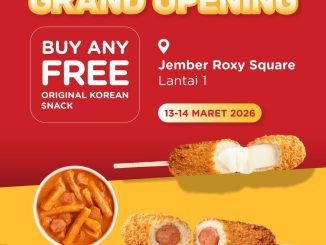 Promo Reddog Grand Opening Jember Free Korean Snack dengan pembelian menu apa saja