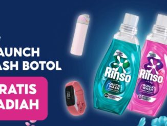 Promo Rinso Quick Wash NEW! bersih maksimal, diskon 30%, dan gratis hadiah menarik di Shopee Mall