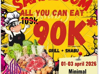 Promo Sakabe Buffet Sakaboom All You Can Eat Rp. 90.000 makan sepuasnya grill shabu