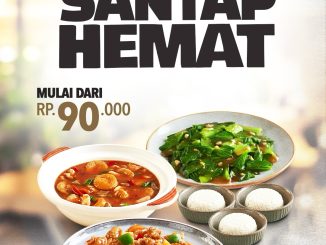 Promo Sapo Oriental Santap Hemat mulai Rp. 90.000 untuk paket makan berdua dan bertiga