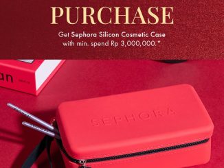 Promo Sephora Beauty Pass Sale gratis cosmetic case dengan belanja Rp. 3,000,000
