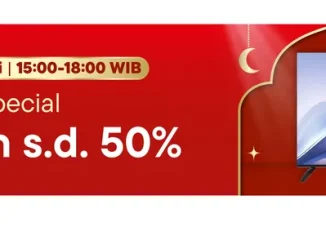 Promo Sharp Ngabuburit Brand Rush Hour diskon hingga 50% di Blibli 24 Februari