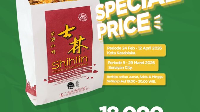 Promo Shihlin Special Price XXL Crispy Chicken Rp. 18.000 dengan wondr by BNI