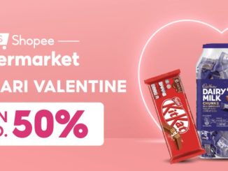 Promo Shopee Supermarket Spesial Valentine diskon hingga 50% cokelat favorit