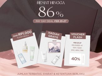 Promo SKIN1004 Payday Shopee diskon hingga 86% dan flash deal Rp. 1.000 periode 25-27 Februari 2026