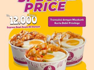Promo Solaria Maybank Express Bowl Ayam Rp. 12.000 setiap Rabu