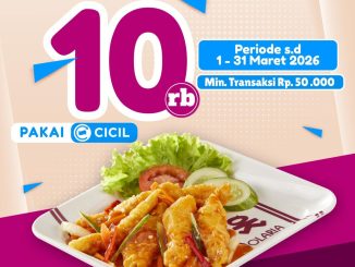 Promo Solaria Voucher DANA Diskon Rp. 10.000 transaksi minimal Rp. 50.000