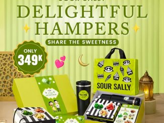 Promo Sour Sally Delightful Hampers Rp. 349.000 dengan frozen yogurt favorit dan merchandise eksklusif dalam kemasan hampers