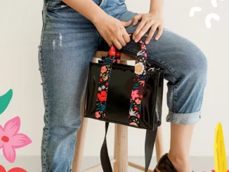 Promo Sovlo Mini Cleo Kembang Nusantara Hitam diskon 18% periode Februari 2026 di Lazada