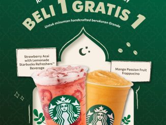 Promo Starbucks Ramadan Berlimpah Berkah beli 1 gratis 1 minuman grande handcrafted