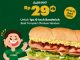 Promo Subway Hari Kartini Jelita Deals Sandwich Rp.29.000 periode 20 – 21 April 2026 varian Beef Teriyaki dan Chicken Nanban