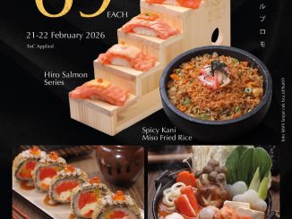 Promo Sushi Hiro HUT BCA 69 Rp. 69.000 periode 21 – 22 Februari 2026 bayar Kartu Kredit BCA