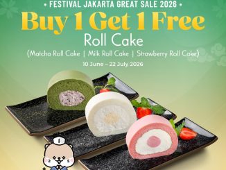 Promo Sushi Tei HUT Jakarta Beli 1 Gratis 1 Roll Cake di Sushi Tei Kota Kasablanka