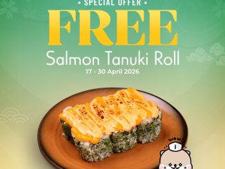 Promo Sushi Tei Special Deal Buy 1 Get 1 Free Salmon dengan free Salmon Tanuki Roll