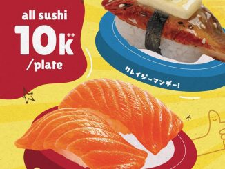 Promo SushiGo Big Mall Samarinda Semua Sushi Rp. 10.000 untuk member Hiro Club