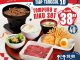 Promo Ten Ten Tempura Day Menu Set Rp. 38.000 menunjukkan paket nasi tempura dengan diskon 40 persen setiap tanggal 10.