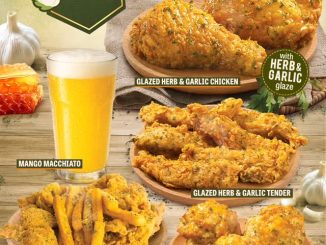 Promo Texas Chicken NEW Glazed Herb & Garlic dengan pilihan Chicken, Tender, Biscuit, dan Platter