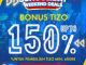 Promo Timezone Weekend Deals Bonus Tizo 150% dengan minimum transaksi Rp600.000.