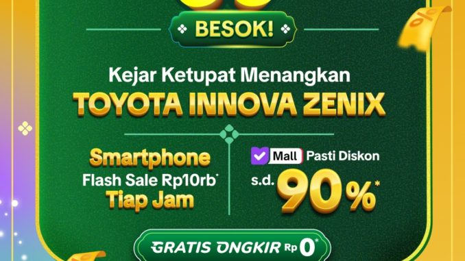 Promo Tokopedia Ramadan 3.3 Diskon hingga 90% 1
