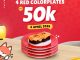 Promo Tom Sushi 4.4 Flash Sale 4 plate Rp. 50.000 tanggal 4 April 2026 dine-in red colorplates conveyor belt