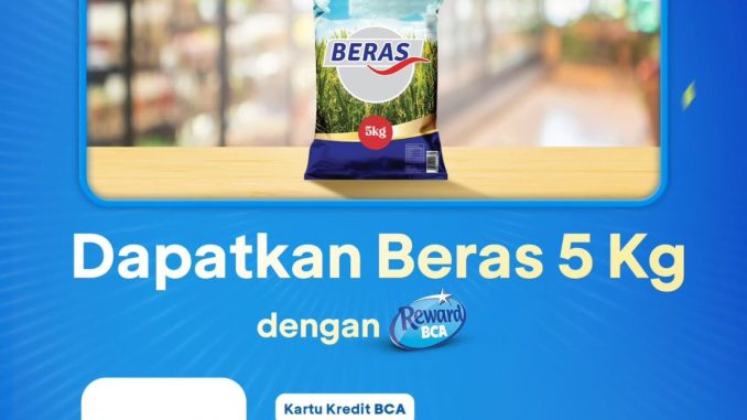 Promo Toserba Yogya HUT BCA 69 Gratis Beras 5 Kg periode 21 – 22 Februari 2026 Reward BCA