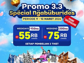 Promo Trans Snow World Bekasi Ngabuburides mulai Rp. 55.000 minimal beli 2 tiket periode 9-13 Maret 2026