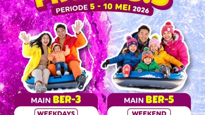 Promo Trans Snow World Surabaya 5.5 tiket mulai Rp. 52.000 untuk bermain salju hemat